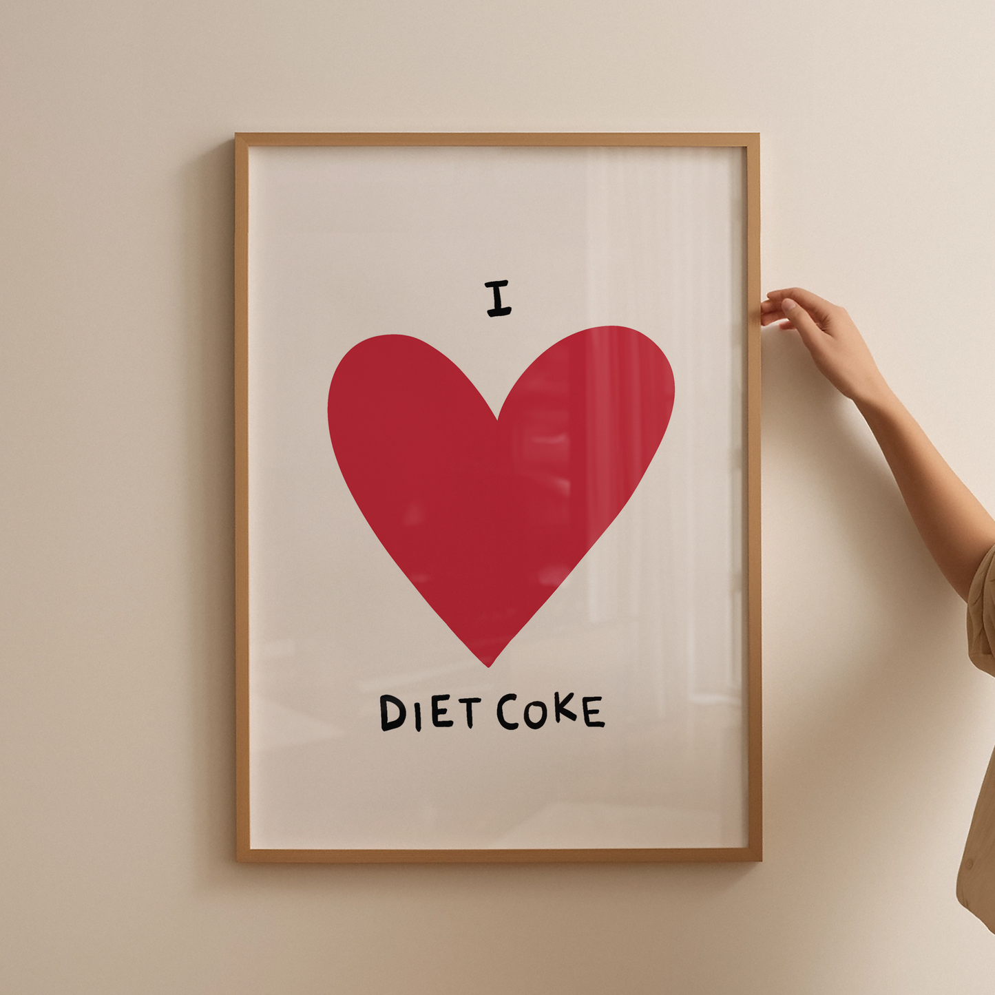 I LOVE DIET COKE PRINT