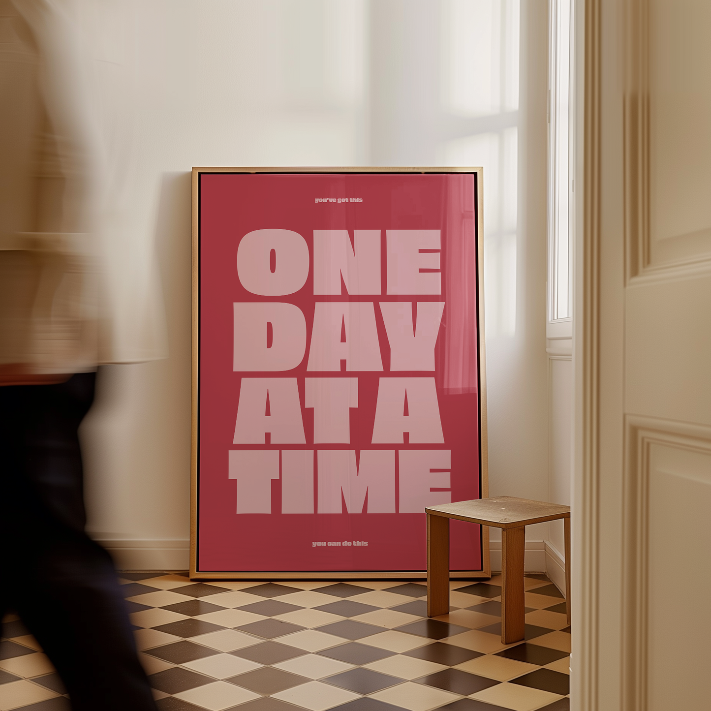 ONE DAY AT A TIME PRINT