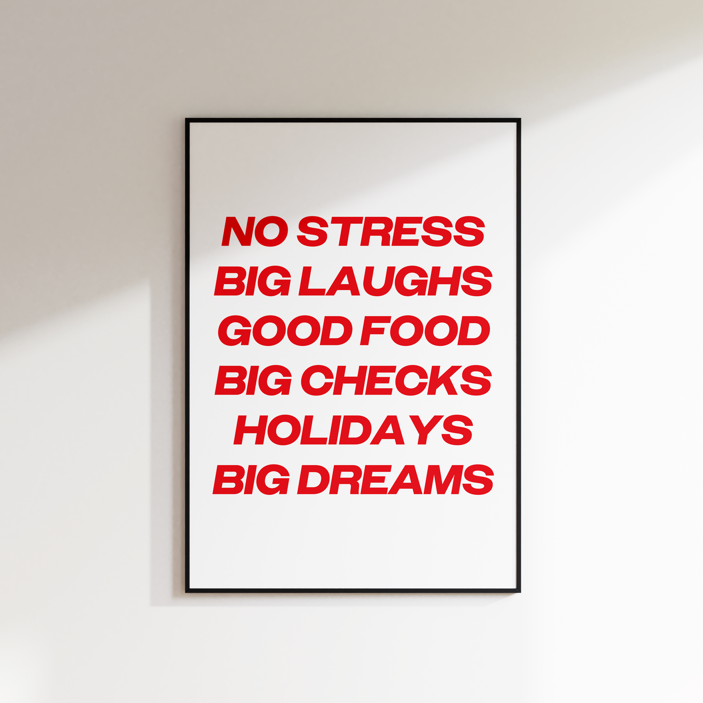 GOOD VIBES LIST PRINT