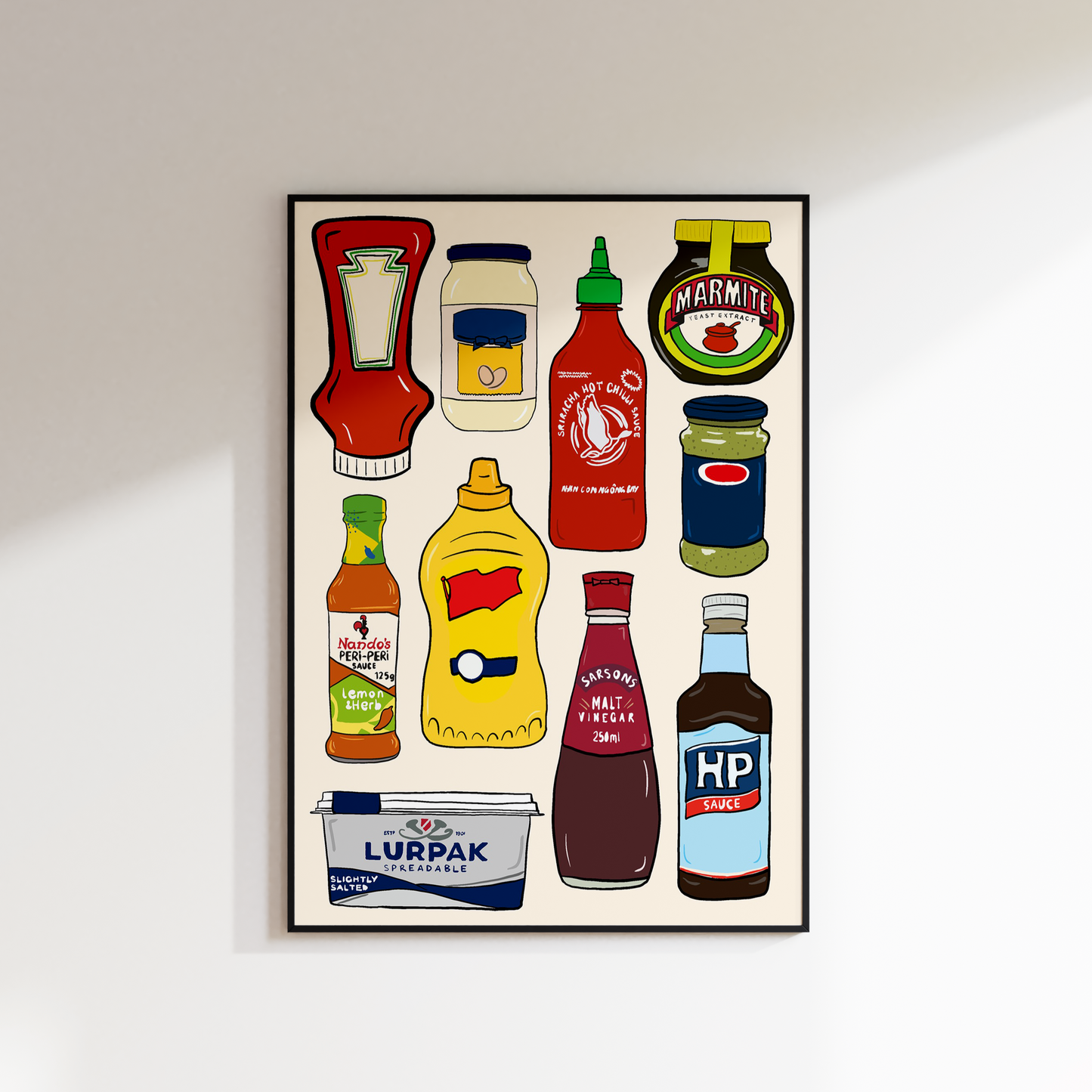 CONDIMENTS PRINT