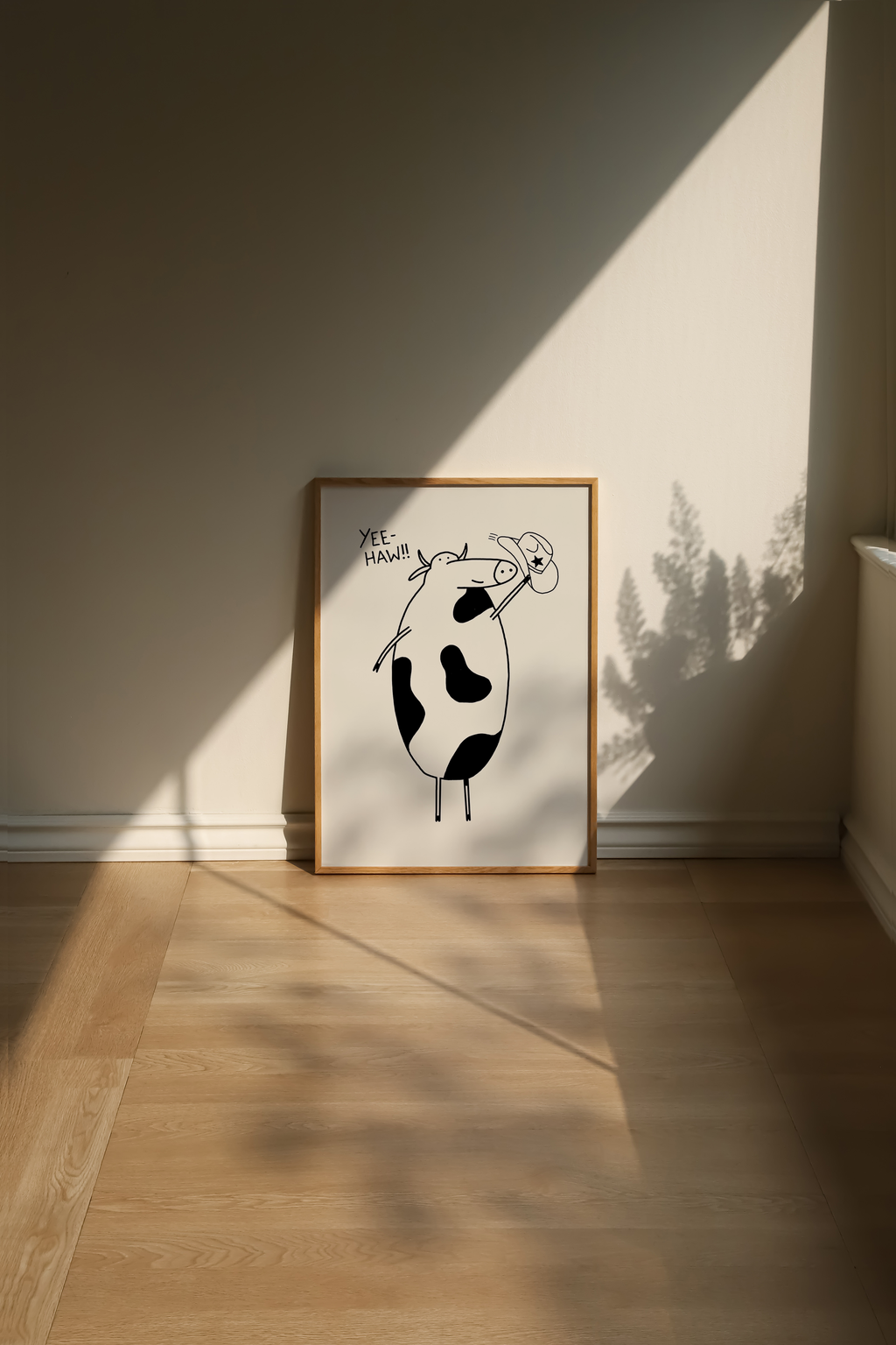 Cowboy Cow Digital Download