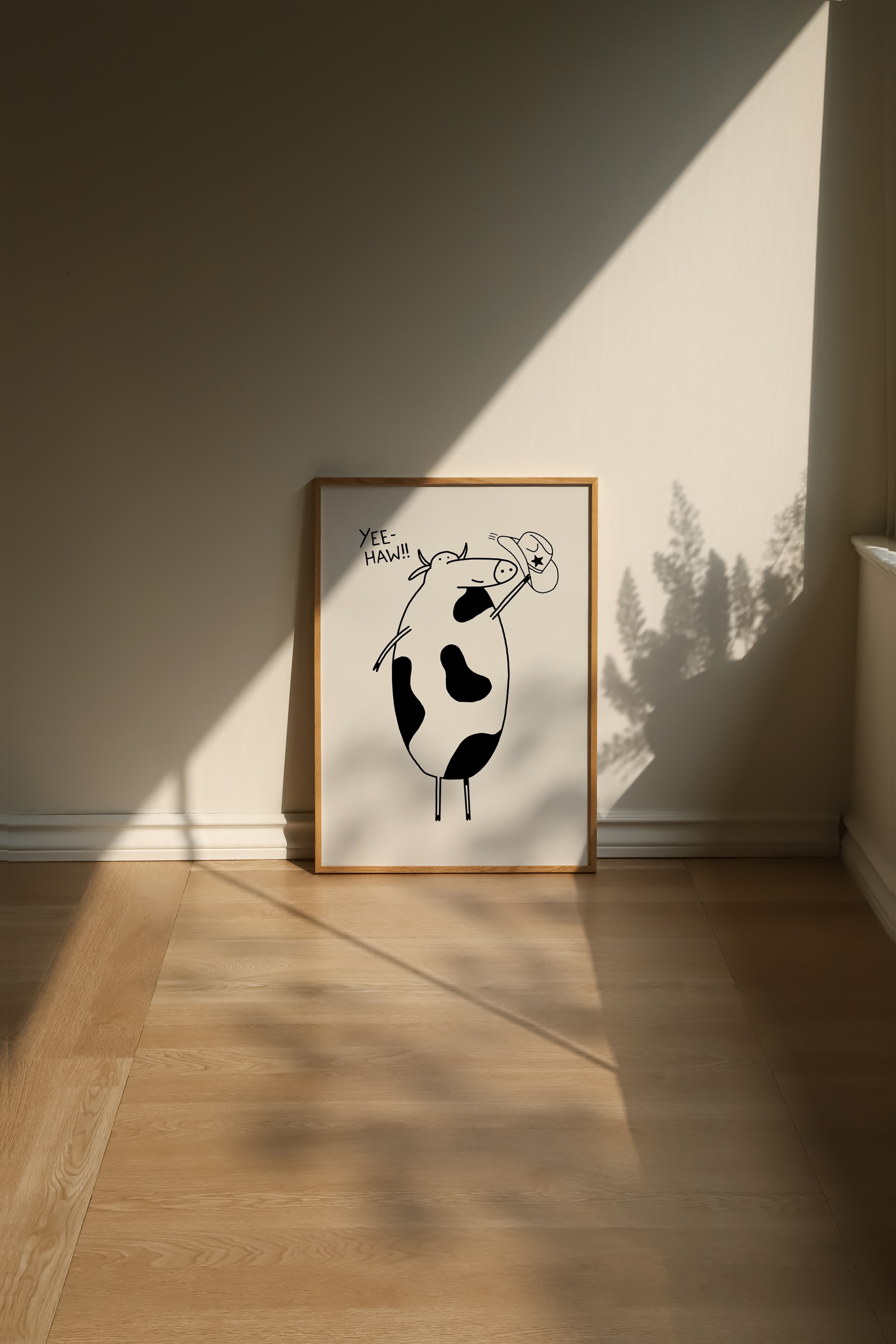 Cowboy Cow Digital Download