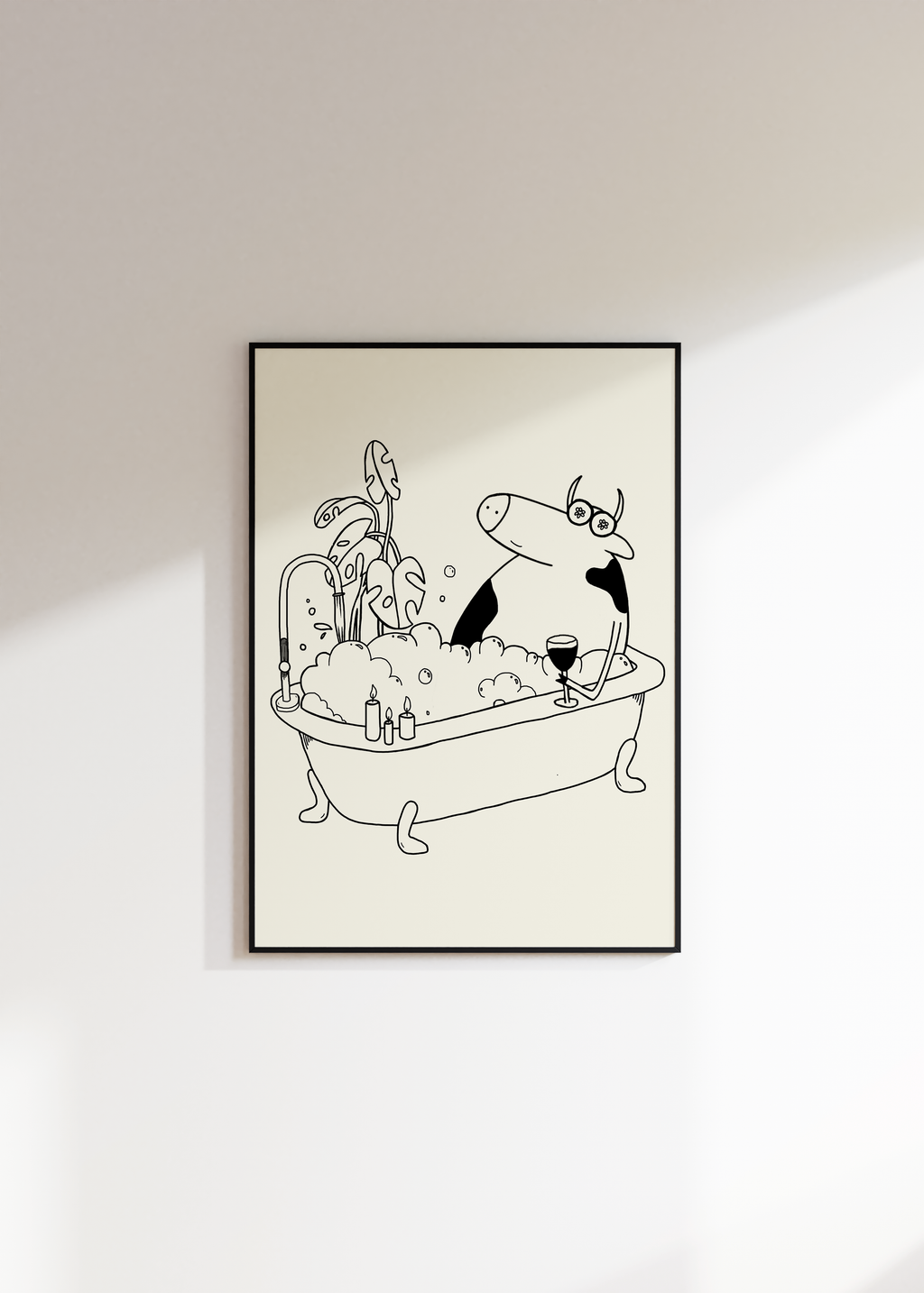 Cow In The Bath Digital Download