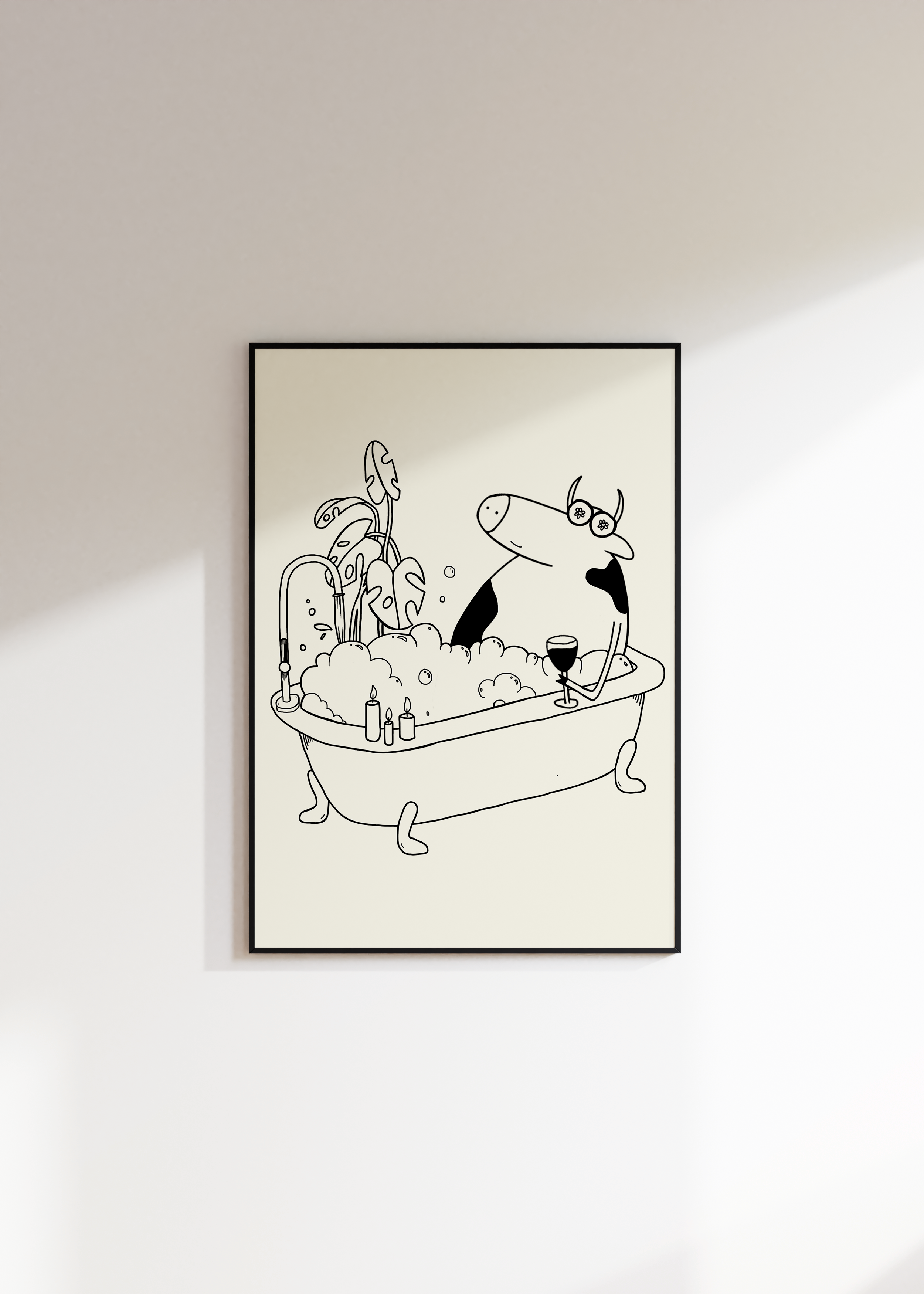 Cow In The Bath Digital Download