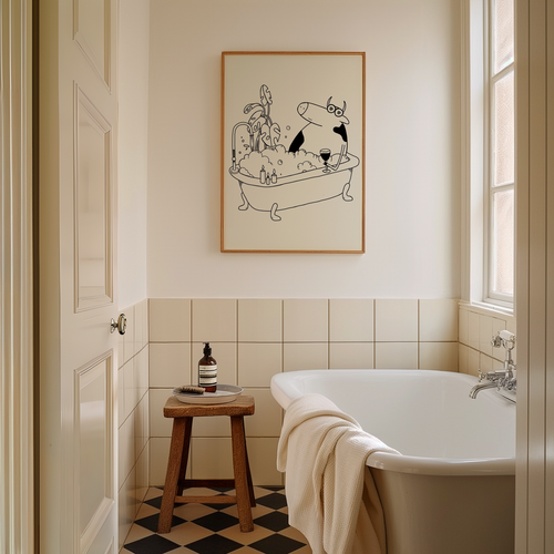 Cow In The Bath Digital Download