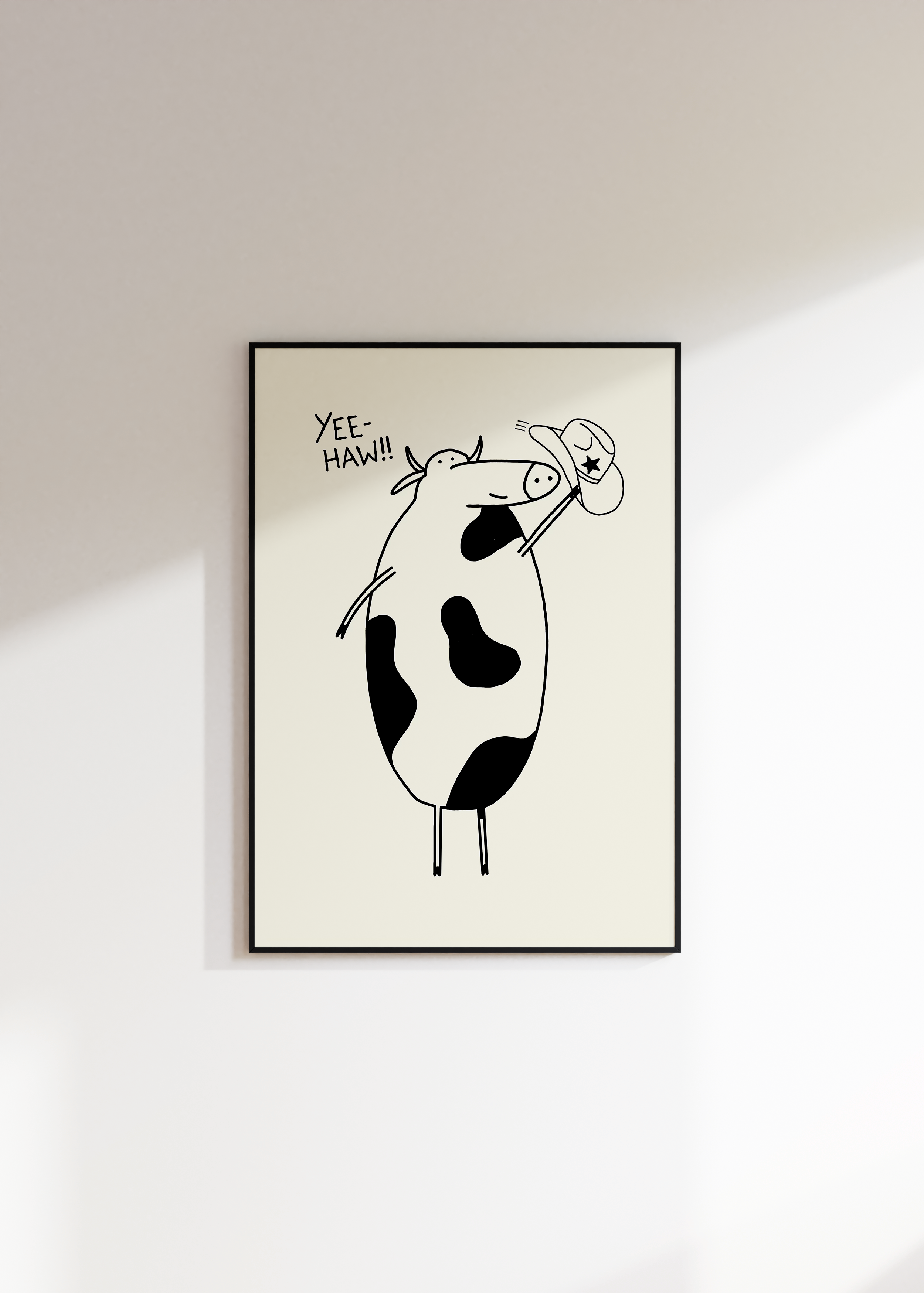 Cowboy Cow Digital Download