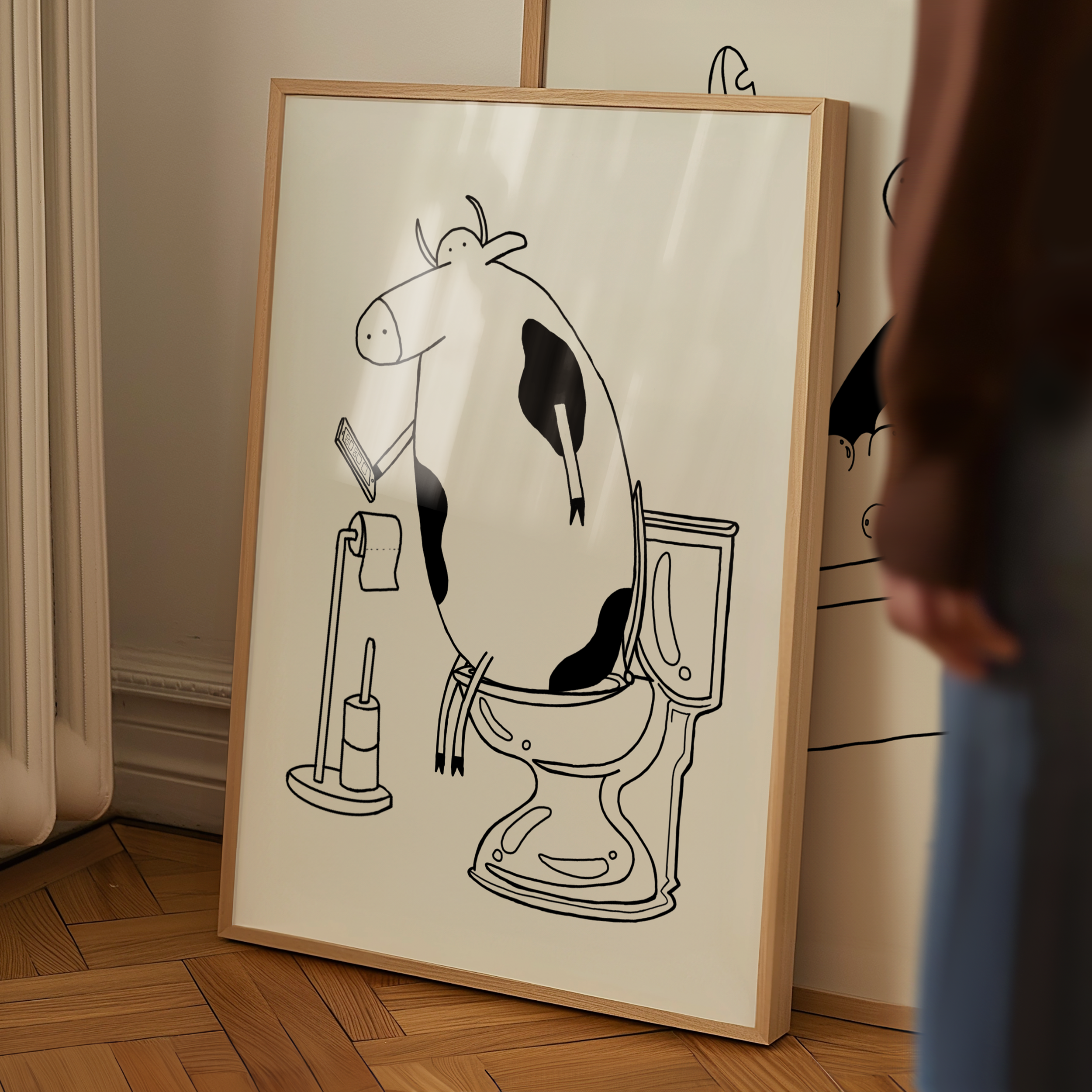 Cow On The Loo Digital Download