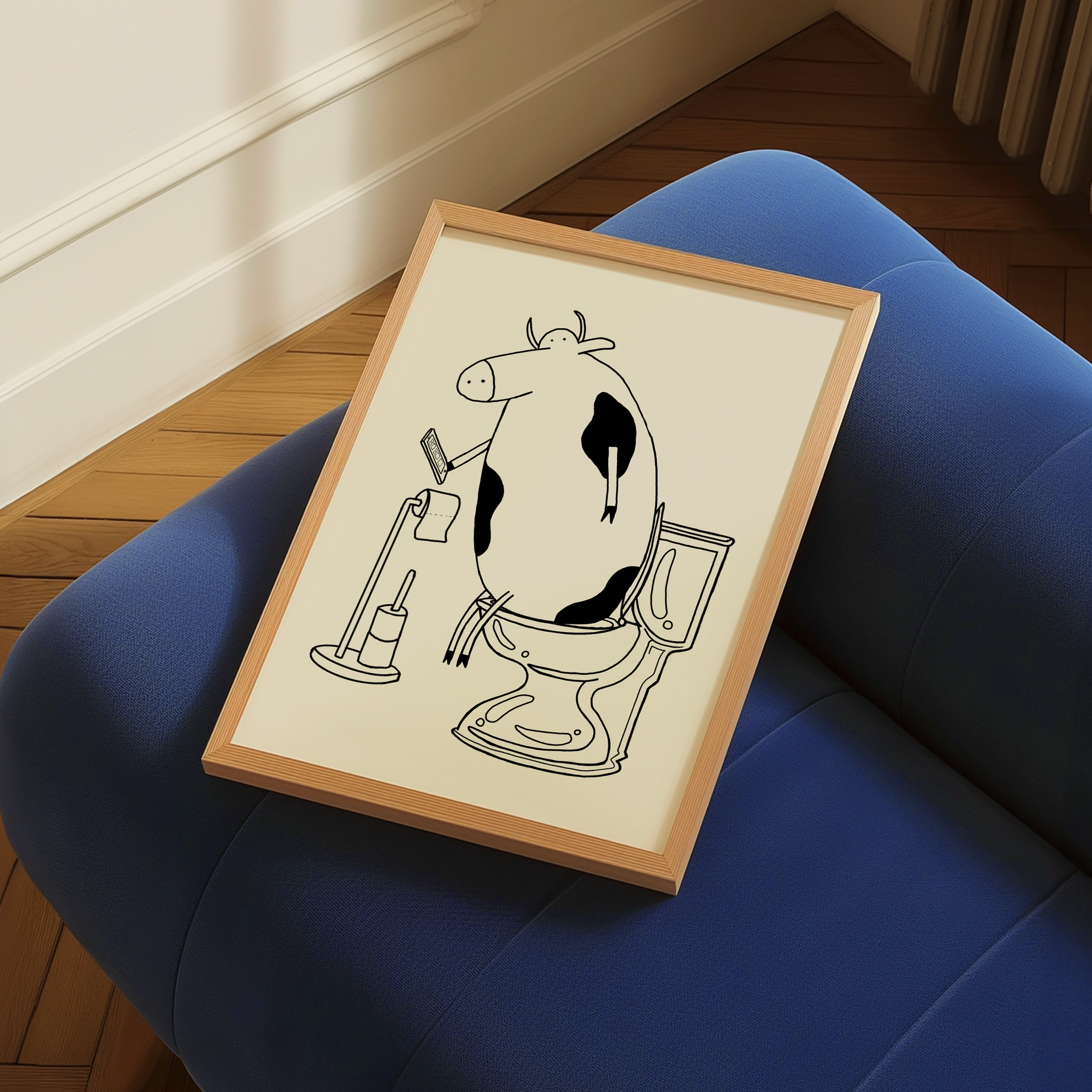Cow On The Loo Digital Download