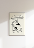 Cow on Holiday Digital Download