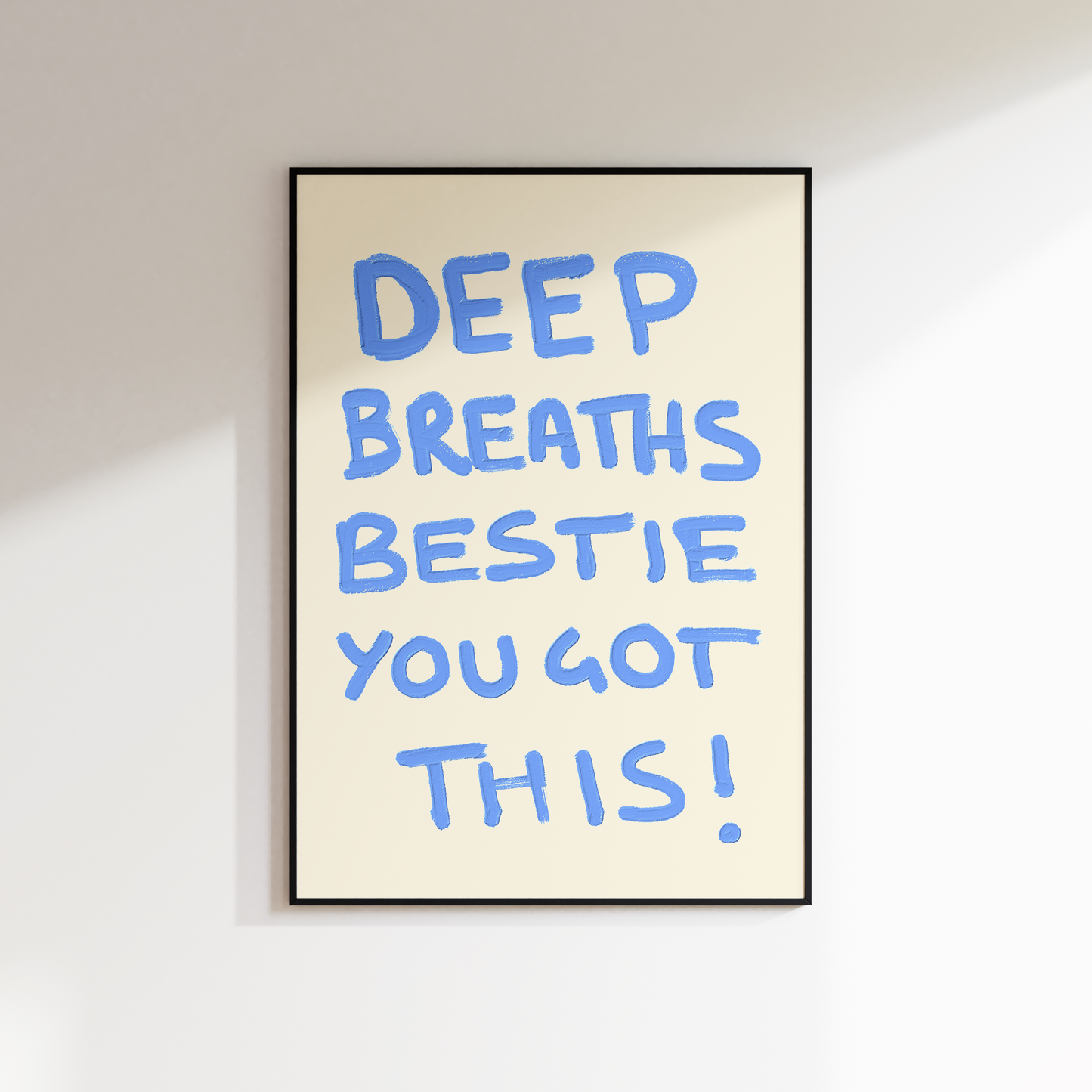 DEEP BREATHS BESTIE PRINT