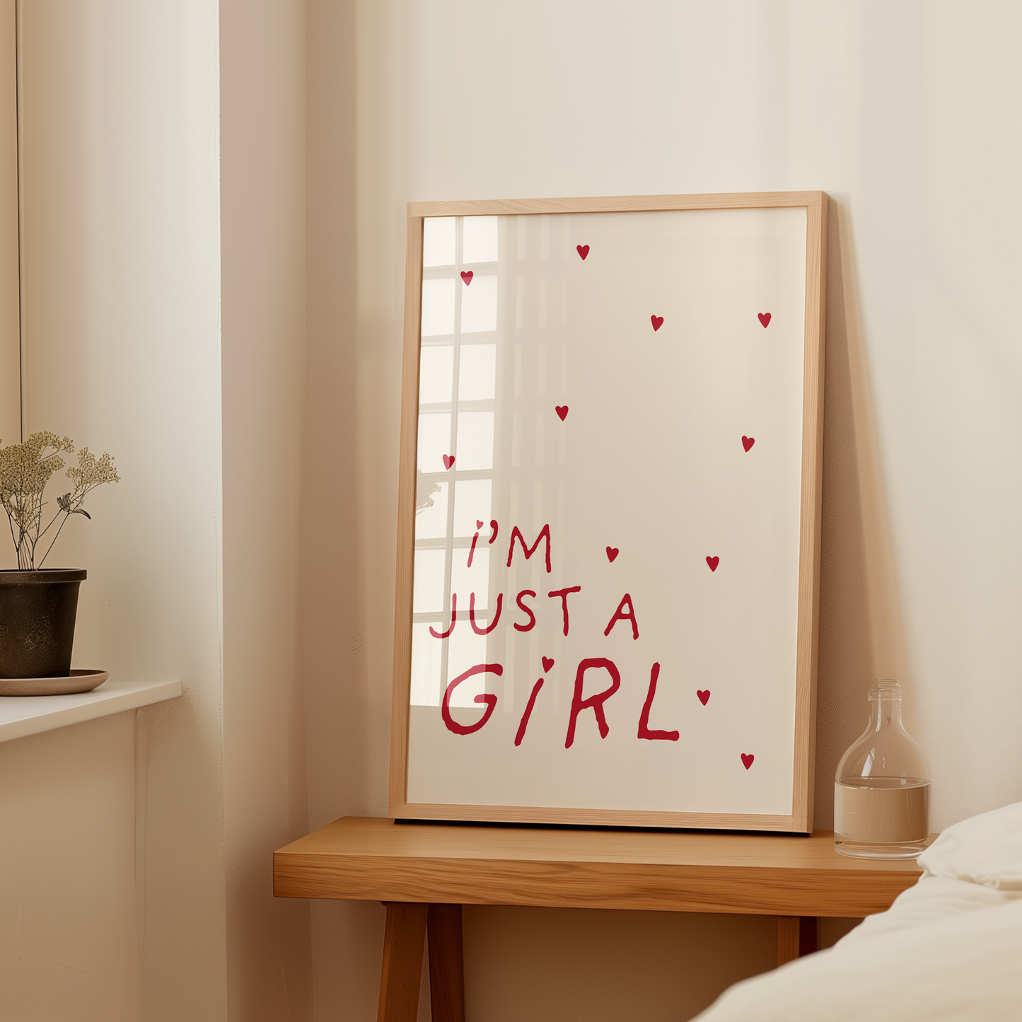 I'M JUST A GIRL PRINT