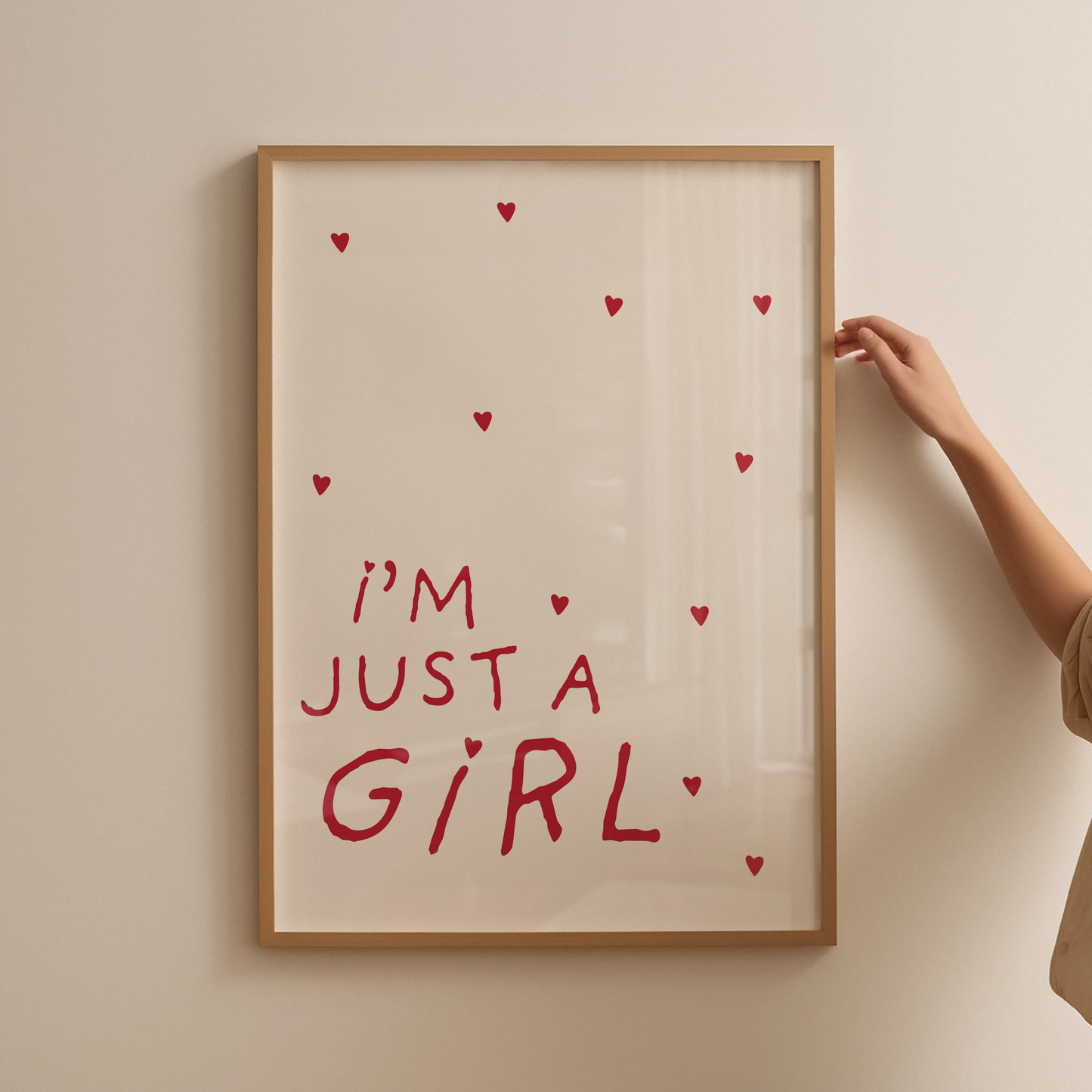 I'M JUST A GIRL PRINT