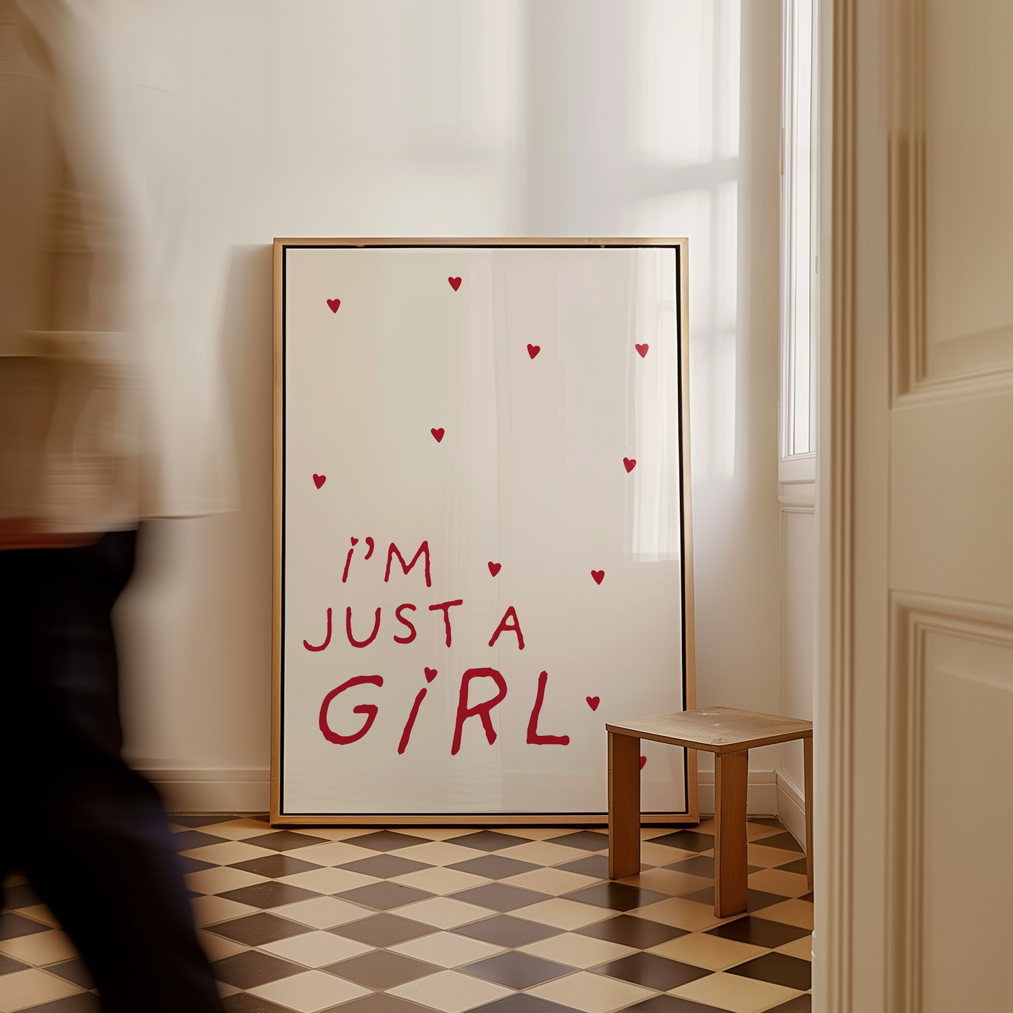 I'M JUST A GIRL PRINT