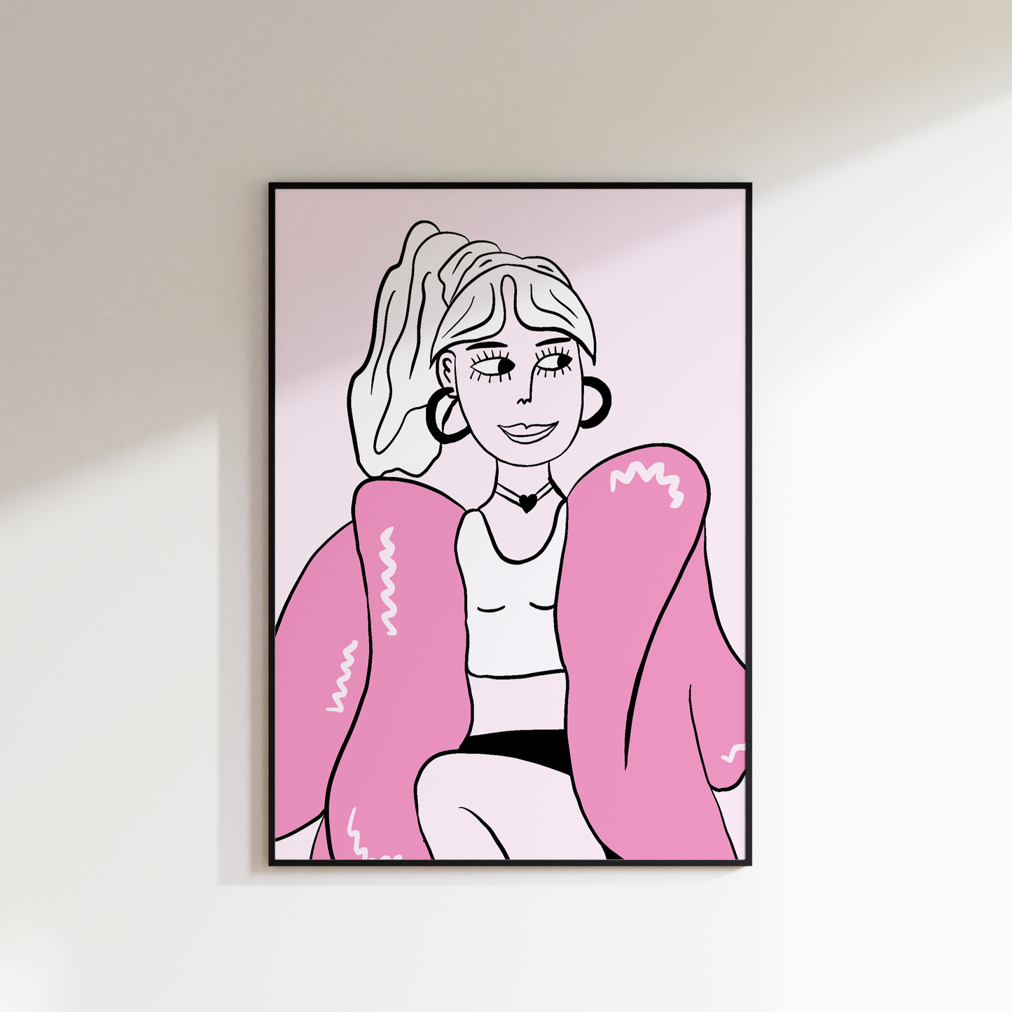 GIRL BOSS ILLUSTRATION PRINT