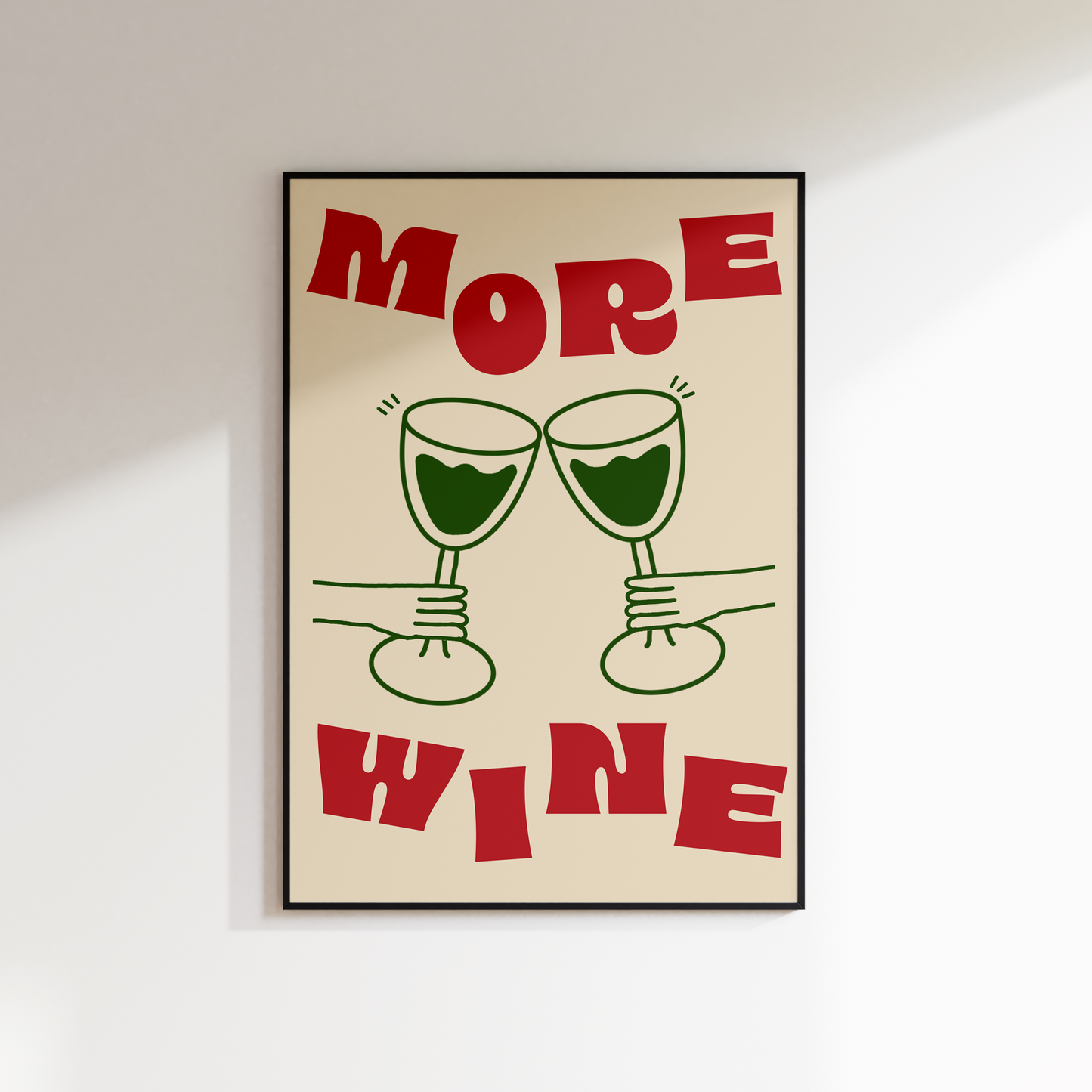 MORE WINE PRINT