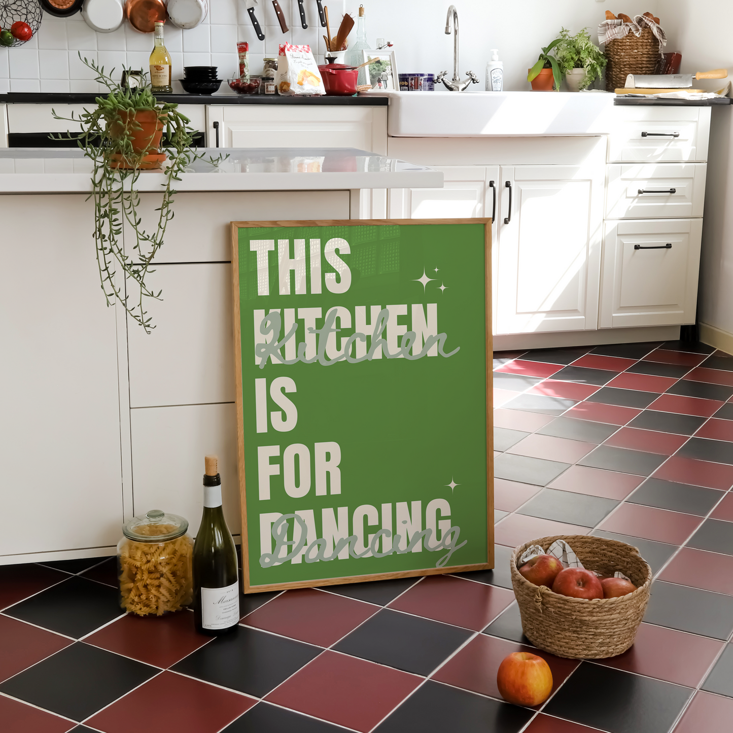 THIS KITCHEN IS FOR DANCING PRINT