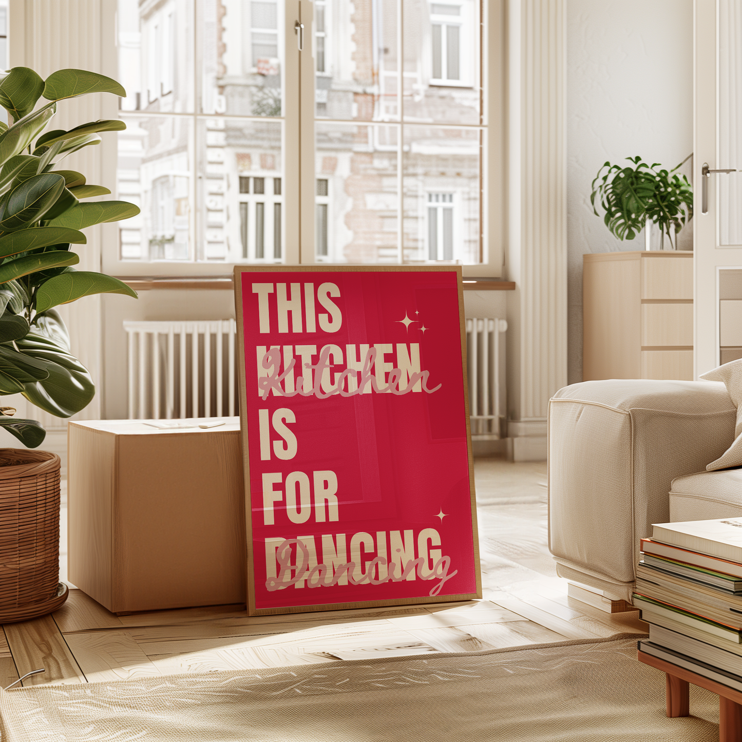 THIS KITCHEN IS FOR DANCING PRINT