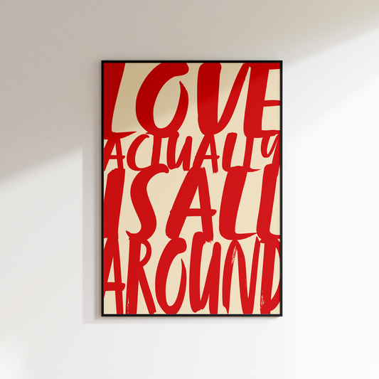 LOVE ACTUALLY PRINT