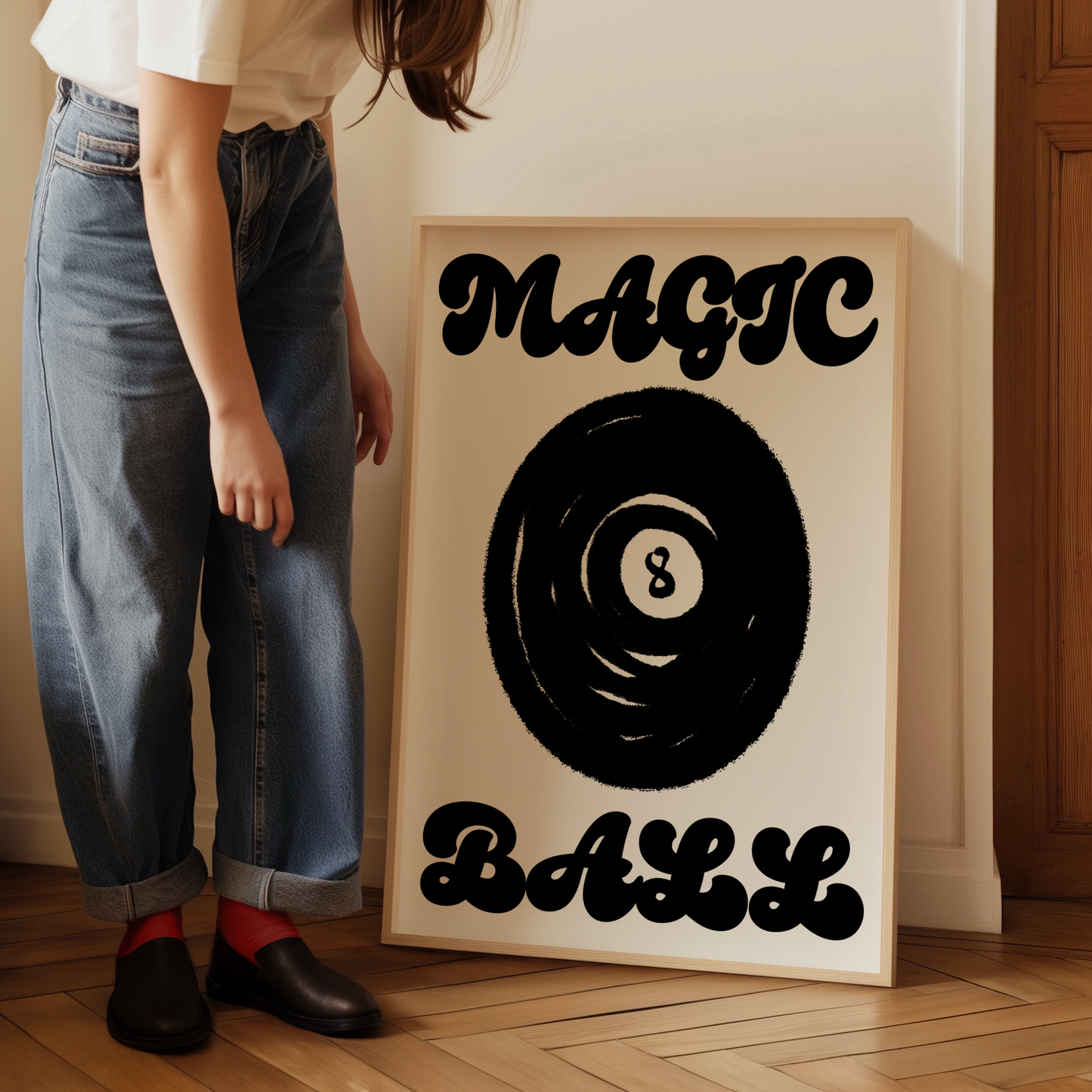 MAGIC 8 BALL PRINT