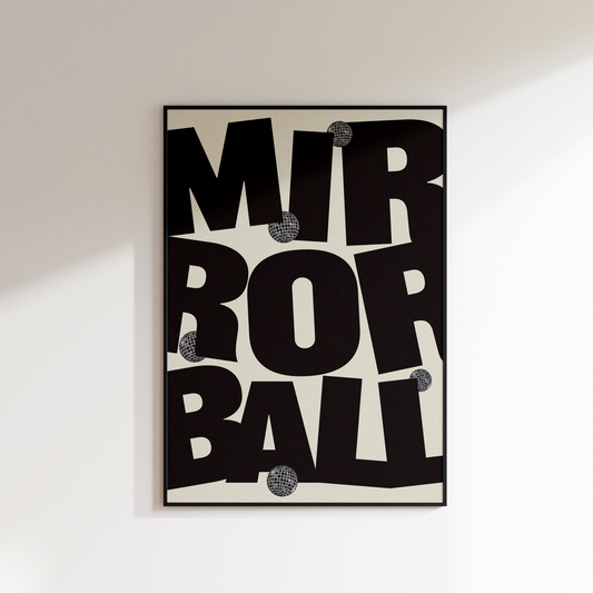 MIRRORBALL PRINT