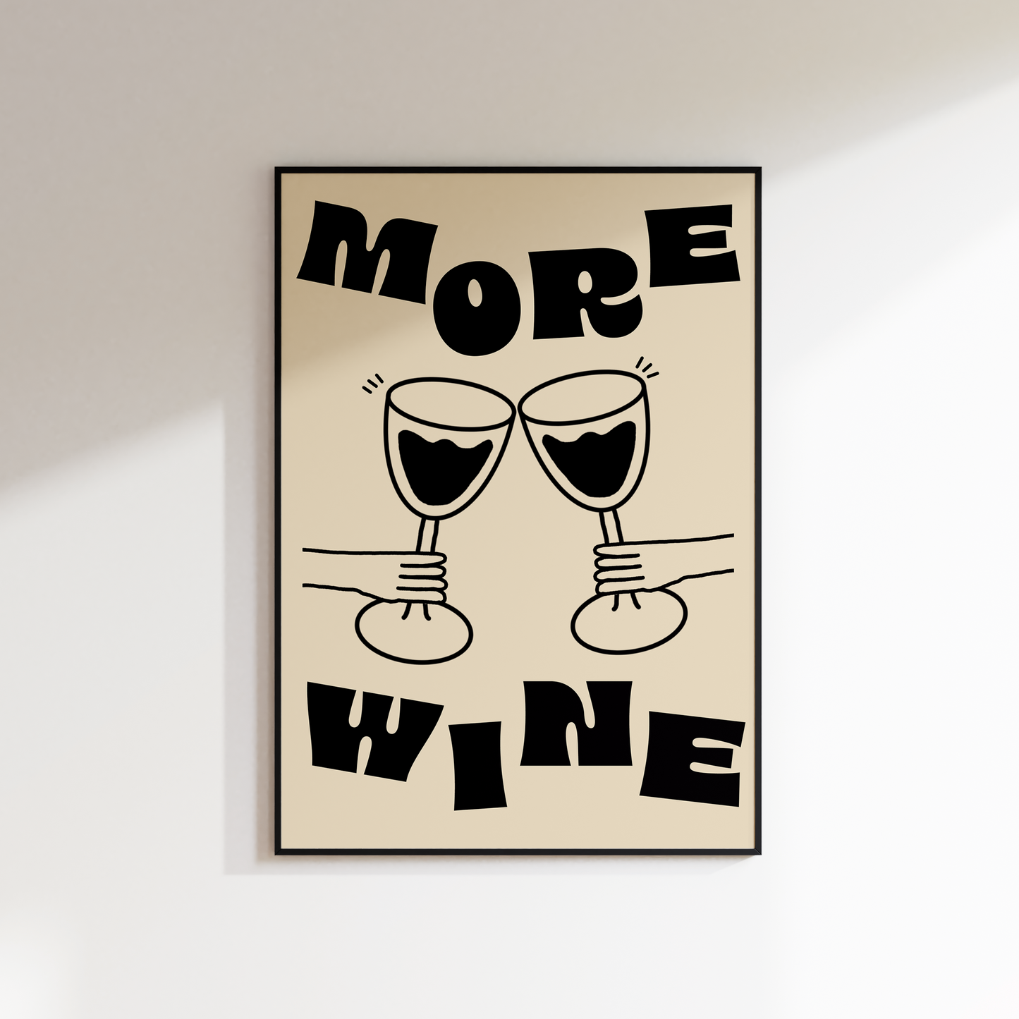 MORE WINE PRINT