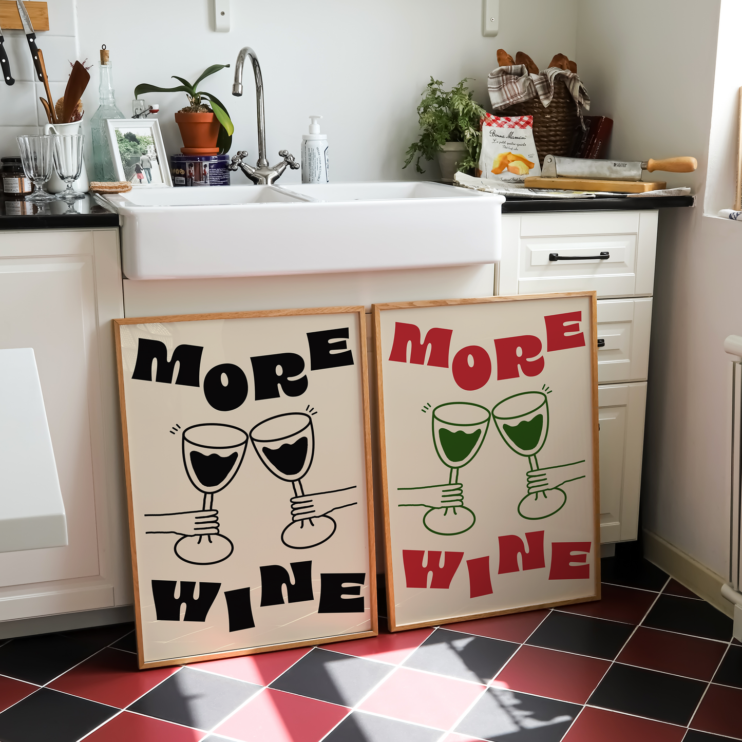 MORE WINE PRINT