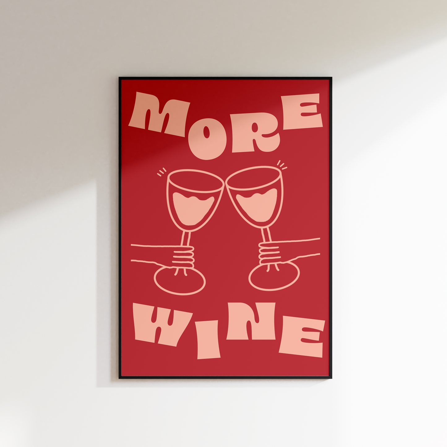 MORE WINE PRINT