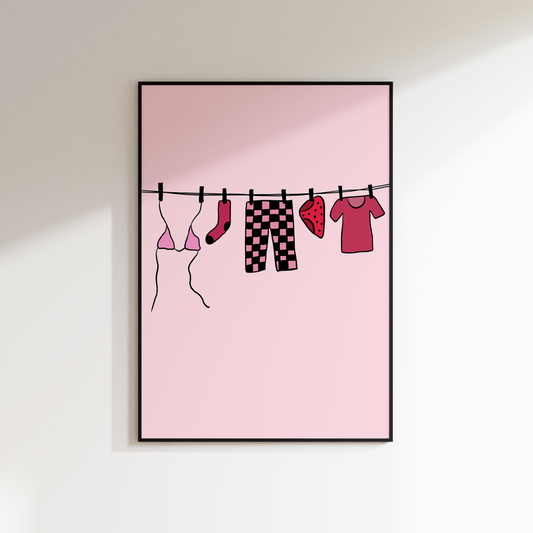 WASHING LINE PRINT