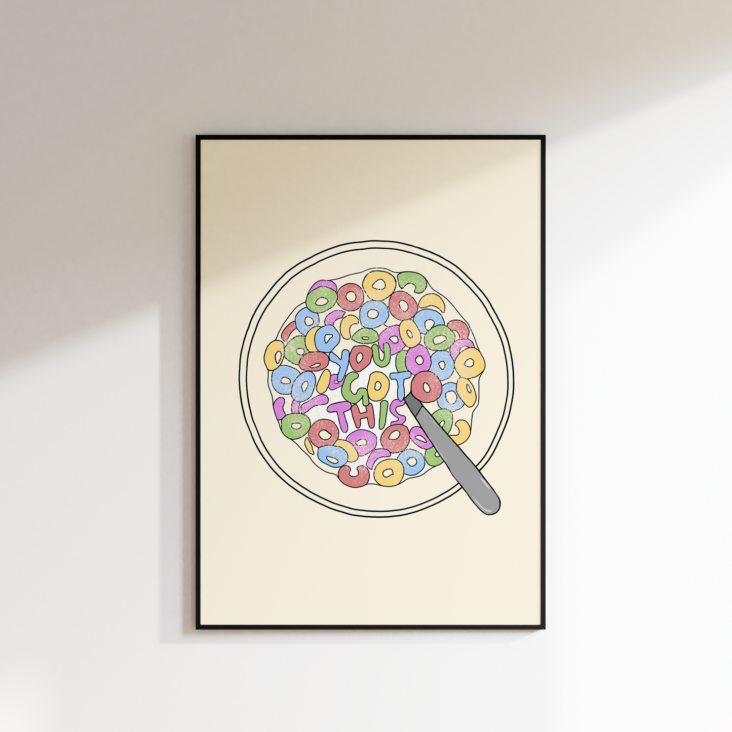 YOU GOT THIS CEREAL PRINT